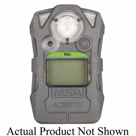 MSA SAFETY ALTAIR 2X Single Gas Detector With XCell Sensor, Ammonia 25, 50 Gas, 0-100 ppm Detection 10154079